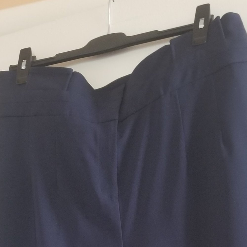 New York and Company Wide Leg Blue Pants